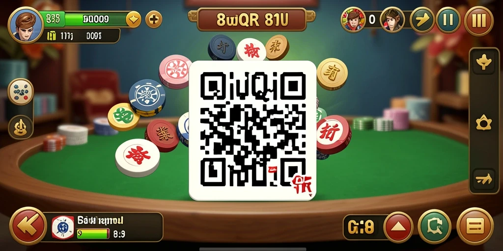 Tampilan gameplay seru dari permainan QiuQiu 8QR