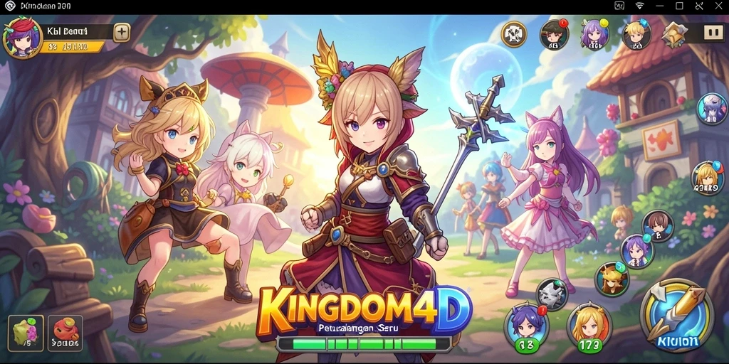 Tampilan gameplay KINGDOM4D yang menakjubkan dan interaktif.