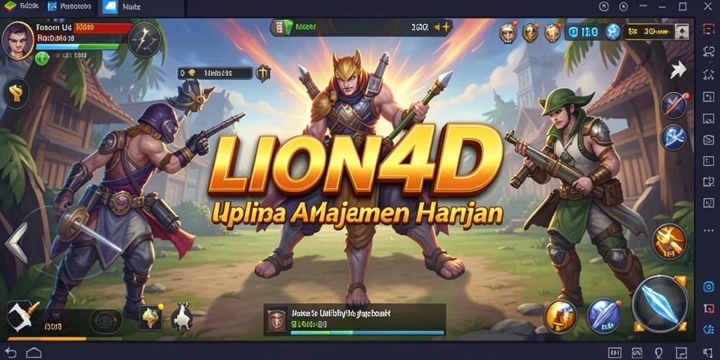 Tampilan antarmuka LION4D yang modern dan fungsional.