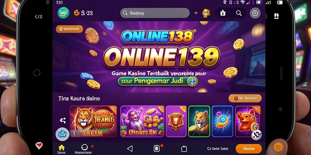 Gameplay seru dari ONLINE138 dengan berbagai permainan kasino.