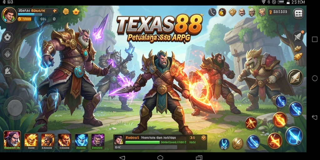Tampilan luar biasa dari gameplay ARPG TEXAS88 yang menampilkan aksi seru.